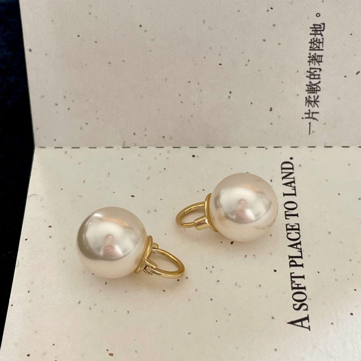 F廠-韓國韓版925純銀珍珠耳扣女簡約時尚ins風小紅書耳環「C1379」25.02-1