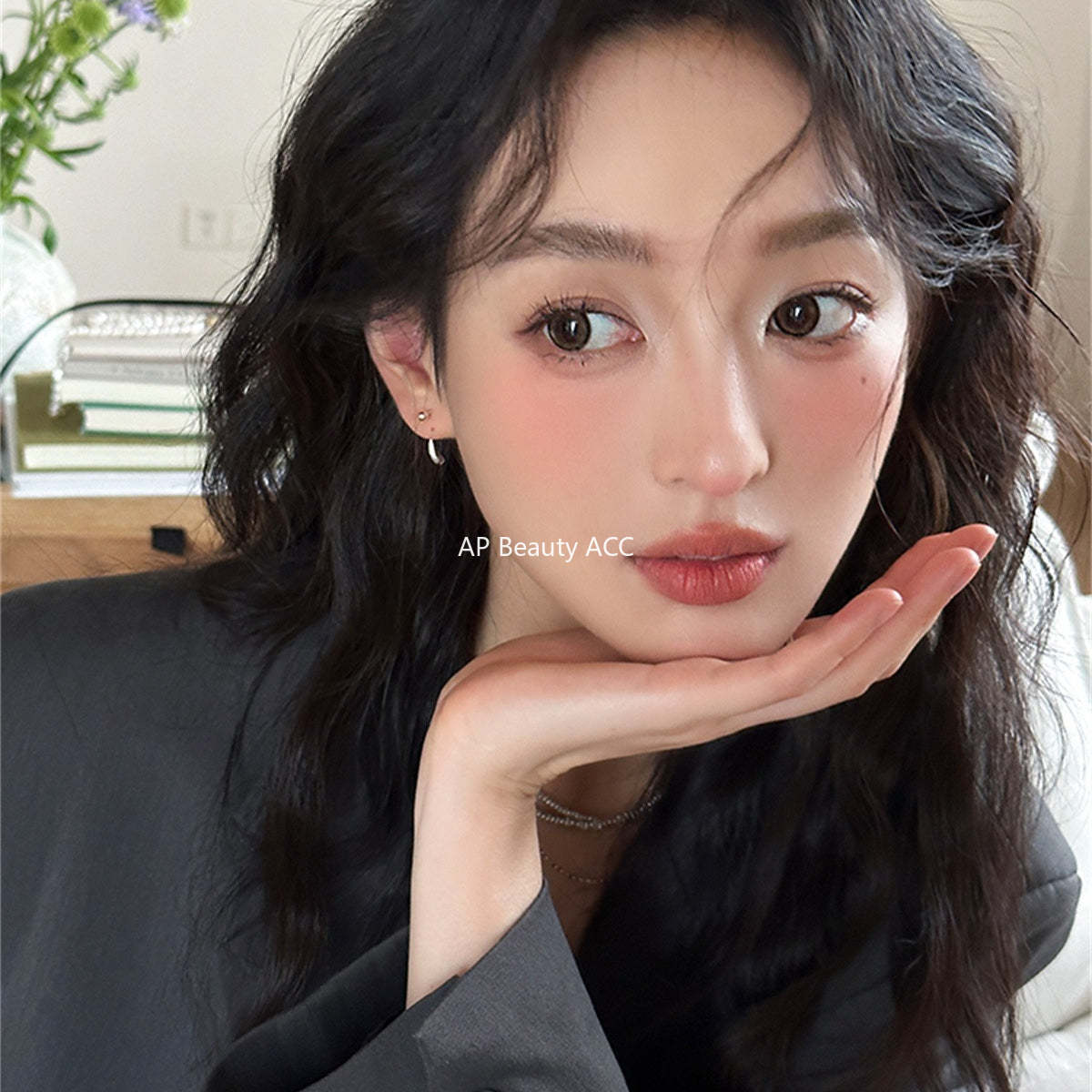 C廠-S99純銀水滴耳釘女簡約小眾設計高級感時尚耳環輕奢百搭個性耳飾「EH-3953」25.10-4