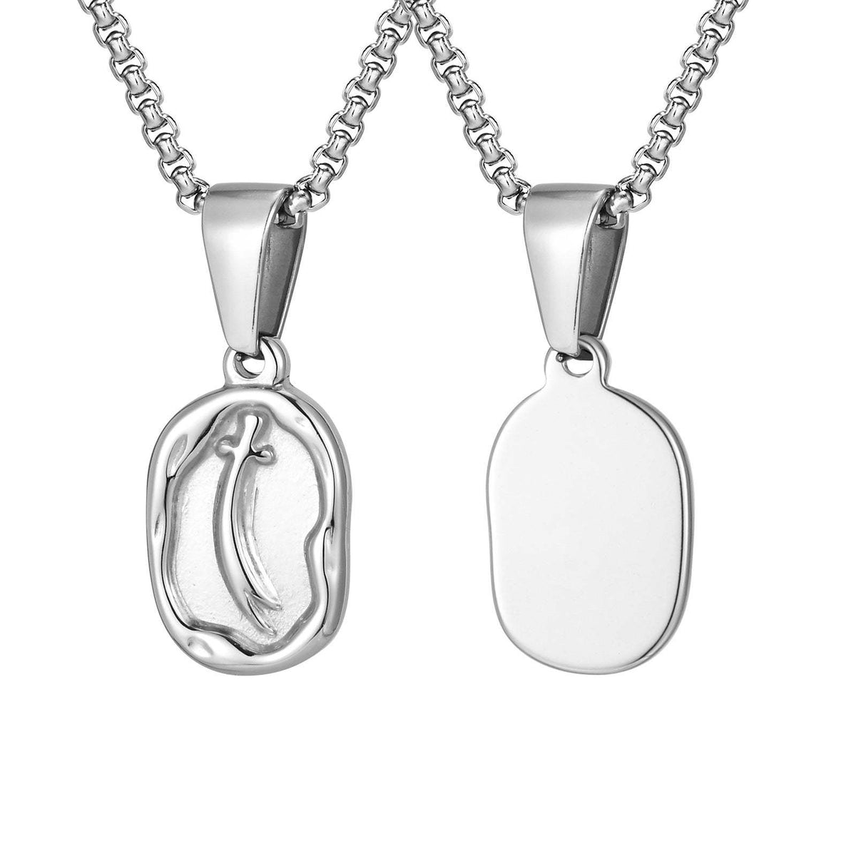 G廠-不鏽鋼男士日常疊戴佐勒菲爾卡劍吊墜街頭造型項鍊「PN-2254」25.10-5