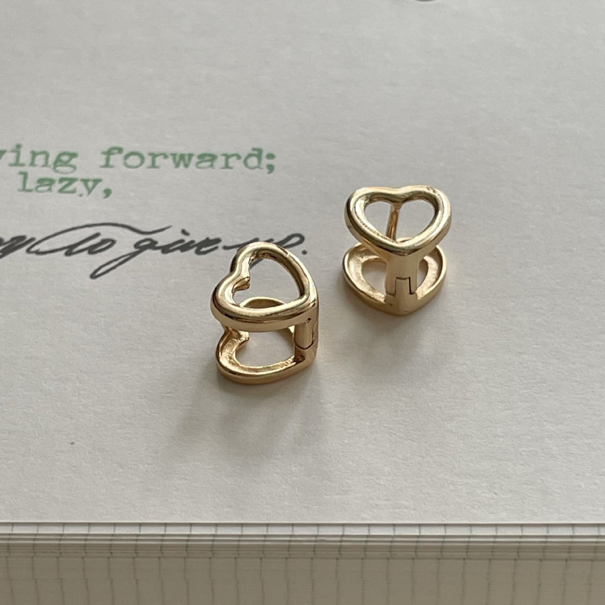 F廠-韓國韓版925純銀愛心耳扣耳環簡約氣質百搭ins耳飾「C1391」25.05-3