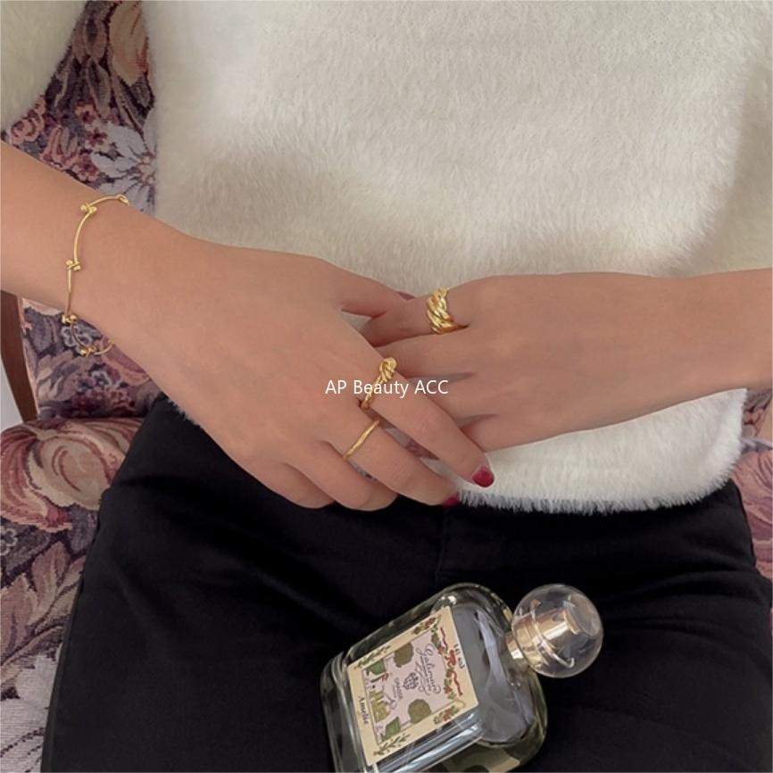 F廠-韓版飾品925純銀扭線戒指個性氣質百搭小紅書INS戒指指環「J1915」25.10-5