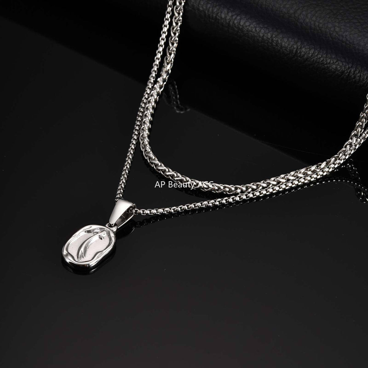 G廠-不鏽鋼男士日常疊戴佐勒菲爾卡劍吊墜街頭造型項鍊「PN-2254」25.10-5