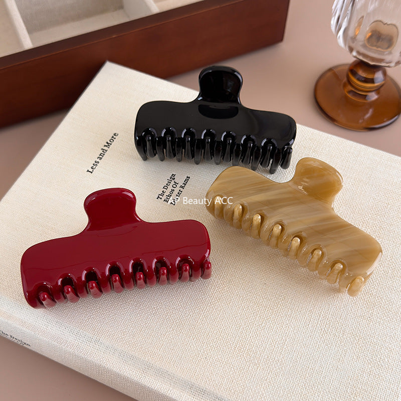 E廠-jennie同款高品質醋酸抓夾2025新款大號髮量大後腦勺氣質鯊魚夾女「27550」25.10-1