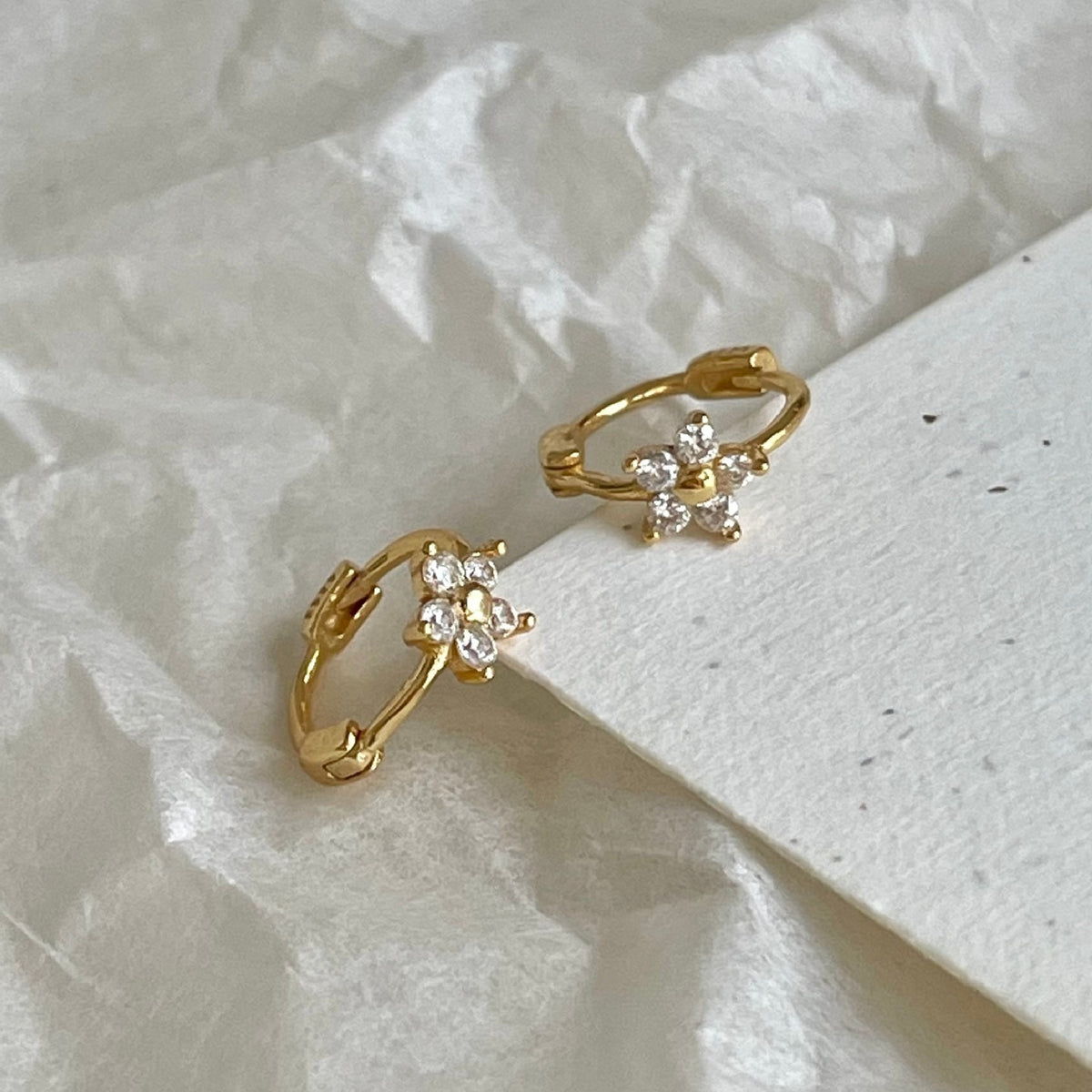 F廠-韓國韓版925純銀鋯石耳扣耳釘女簡約時尚ins小紅書耳環「C1409」25.09-3