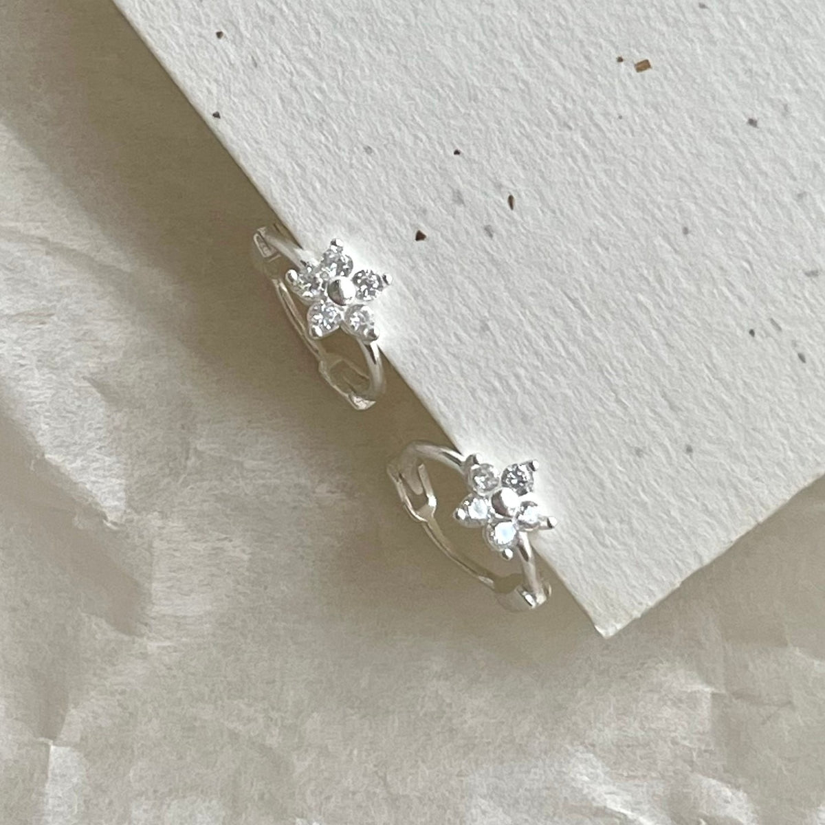 F廠-韓國韓版925純銀鋯石耳扣耳釘女簡約時尚ins小紅書耳環「C1409」25.09-3