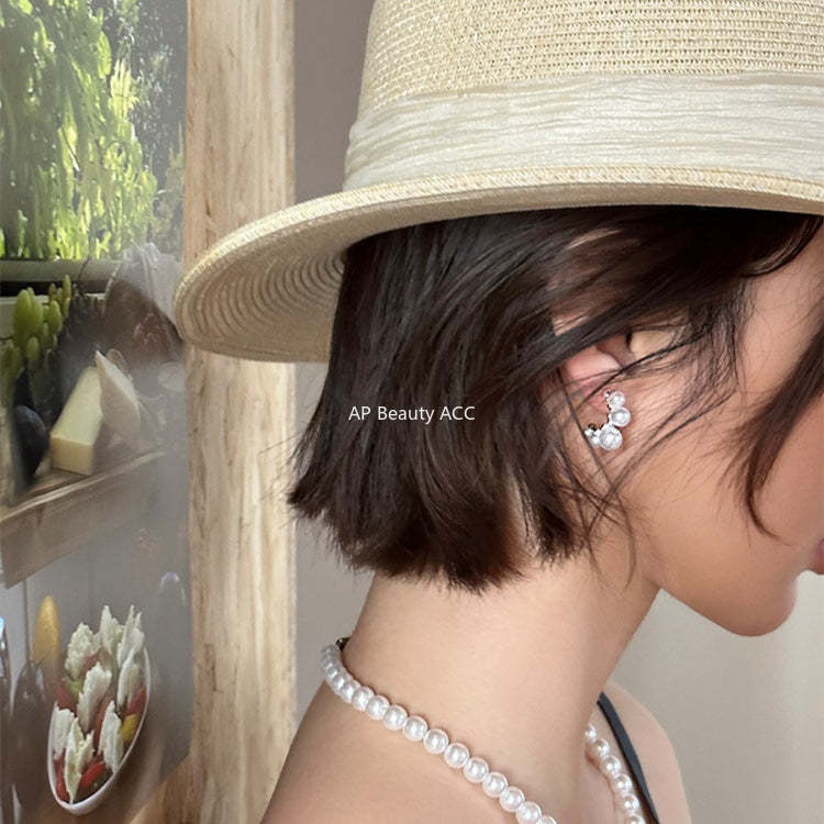 C廠-韓式珍珠耳環女小眾設計高級感氣質時尚ins耳釘大氣輕奢爆款耳飾「EH-4110」25.10-5