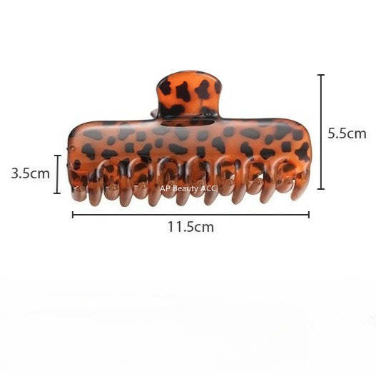 E廠-韓國博主款法式氣質百搭大號鯊魚夾抓夾慵懶髮抓盤髮髮夾髮飾飾品「27620」25.10-5