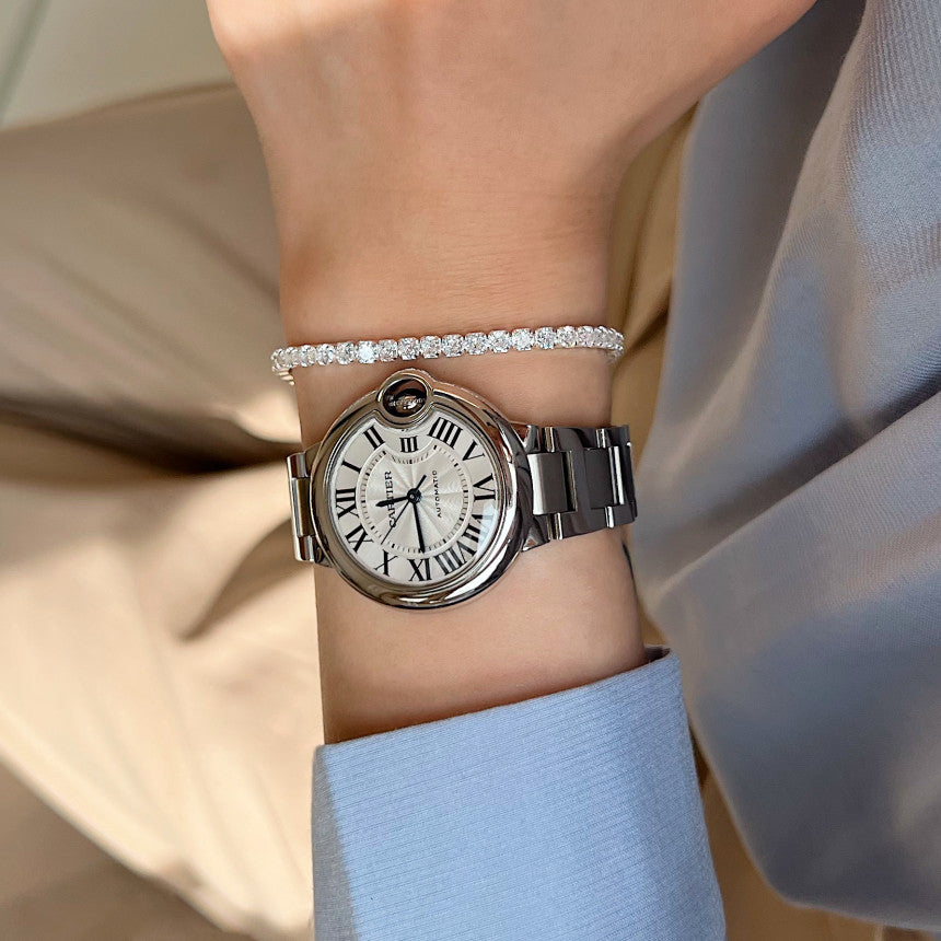 F廠-韓國韓國925純銀滿鑽鋯石手鍊簡約INS小紅書幾何手鍊「A356」25.08-2