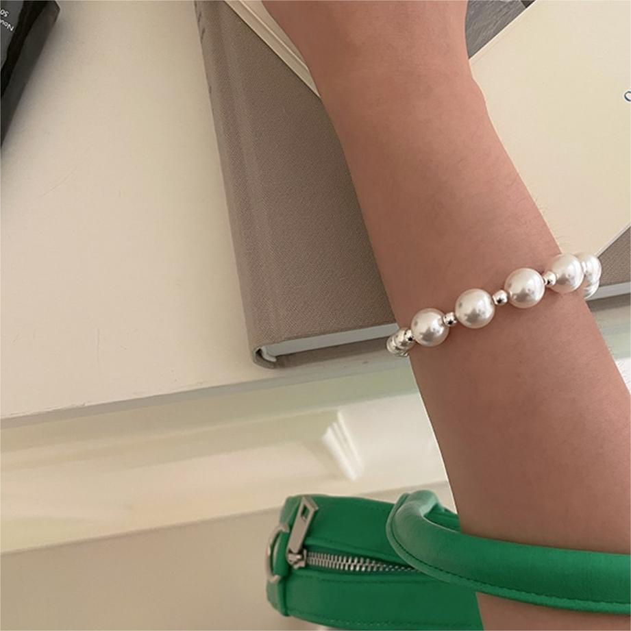 F廠-韓國韓國925純銀珍珠手鍊簡約氣質百搭INS小紅書手鍊「A361」25.07-4
