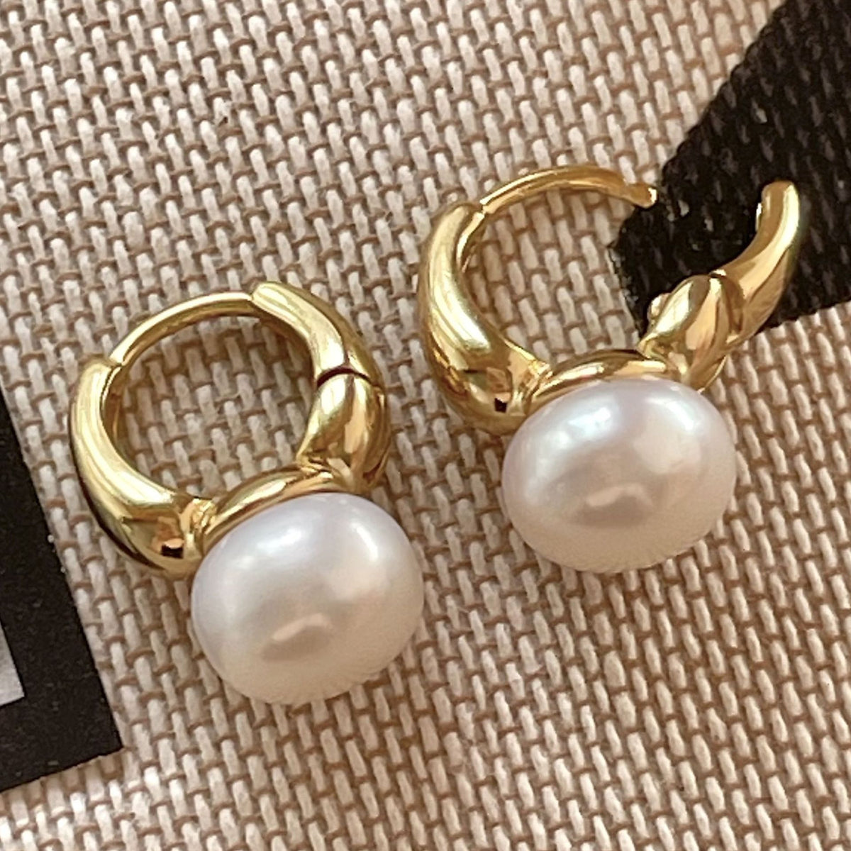 F廠-韓國韓版925純銀珍珠耳扣耳釘簡約氣質百搭ins風耳飾「C1366」25.07-4