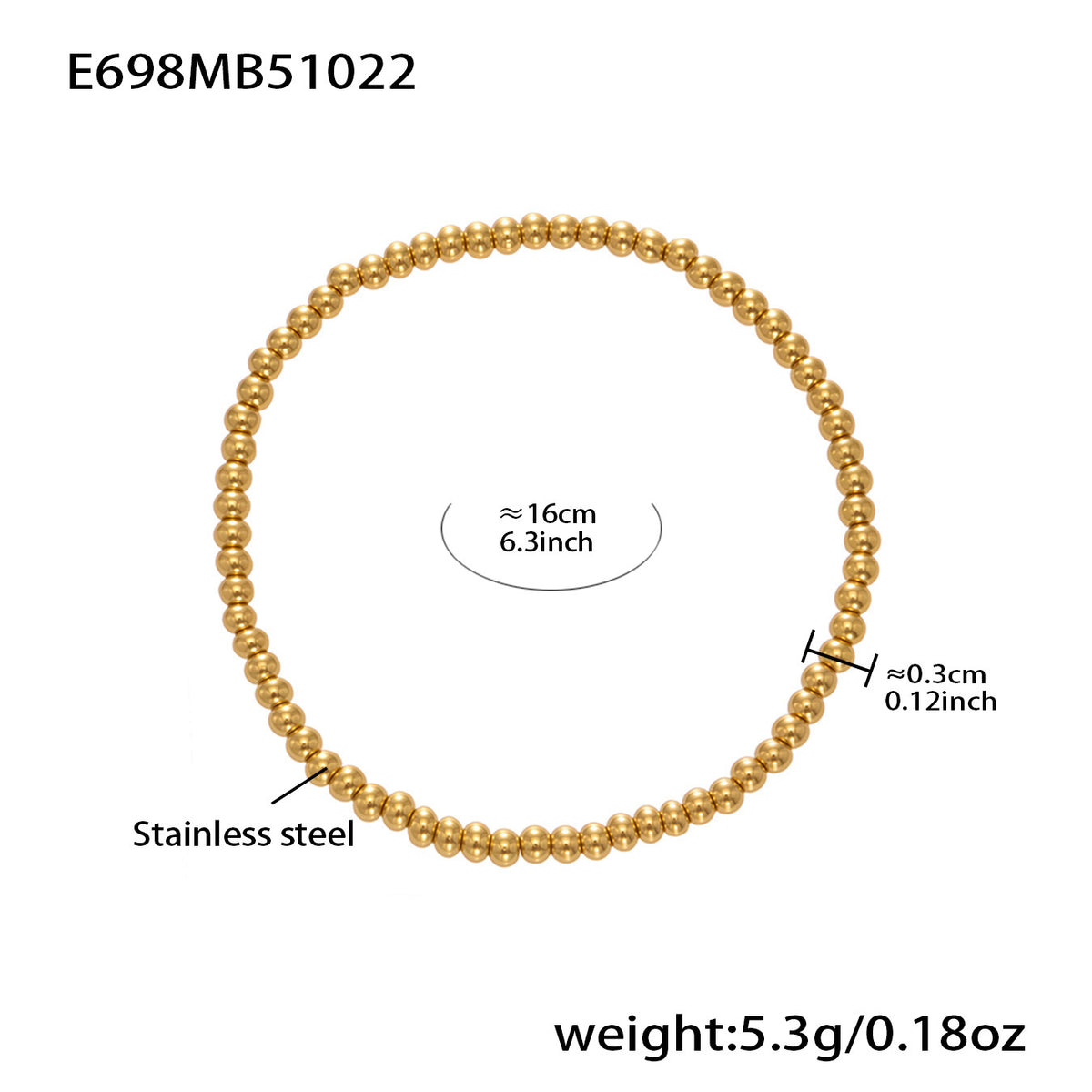 B廠-不鏽鋼滿鑽愛心DIY多配件吊墜壓紋鋼珠手鍊鍍18k真金不掉色「E696-E697-E698」25.10-5