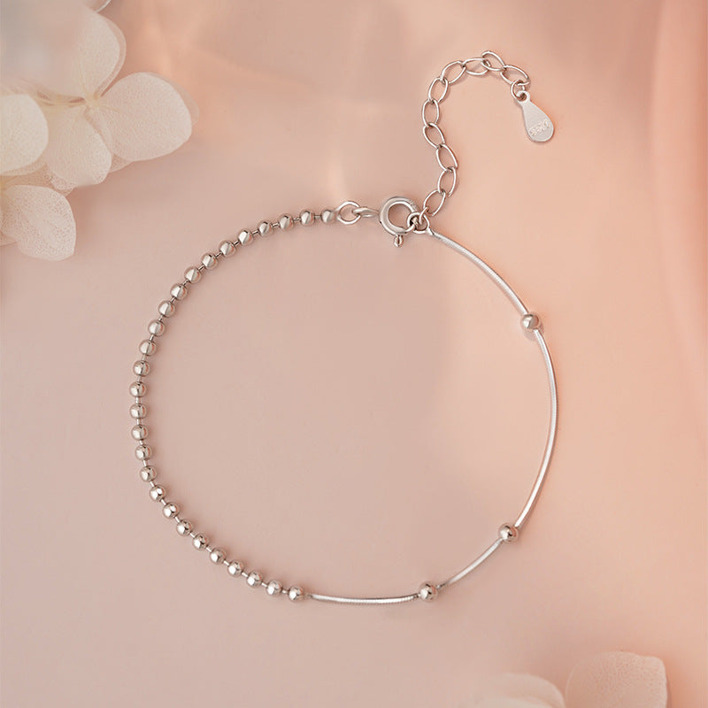 D廠-S925純銀原子手鍊極簡風幾何小眾韓風氣質精美高級手飾批發「YC4651SL_2」25.06-1