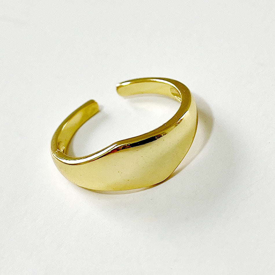 F廠-韓國東大門ins方形S925純銀戒指女銀鋯石黑鑽簡約指環 批發「J1574-75-76」25.07-2