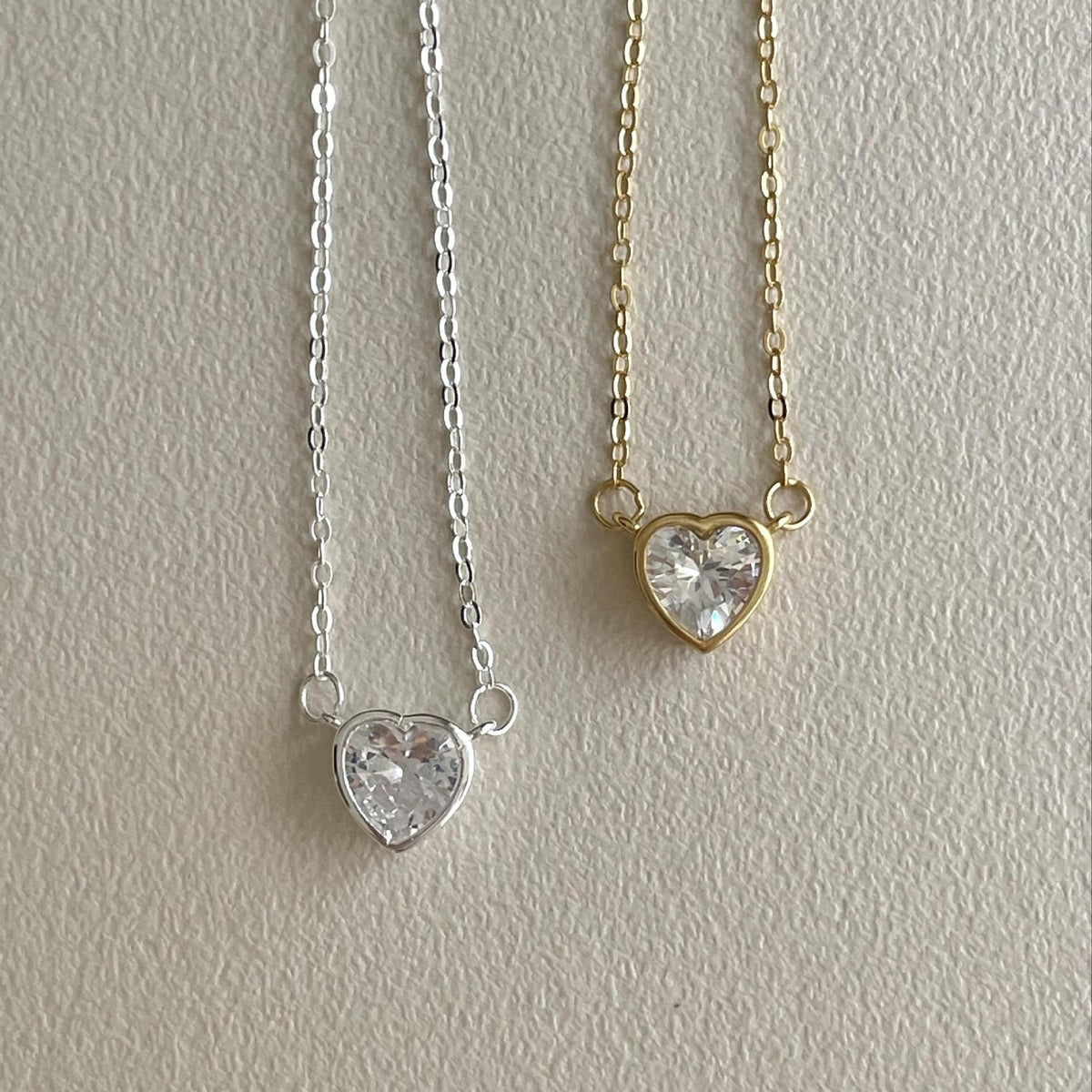 F廠-韓國韓版925純銀愛心鋯石項鍊簡約氣質ins百搭小紅書項鍊「B1357」25.05-1