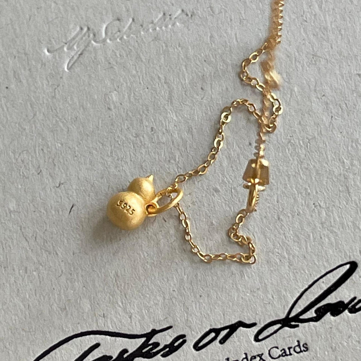 F廠-韓國韓版925純銀葫蘆項鍊簡約氣質百搭ins小紅書項鍊「B1375」25.09-1