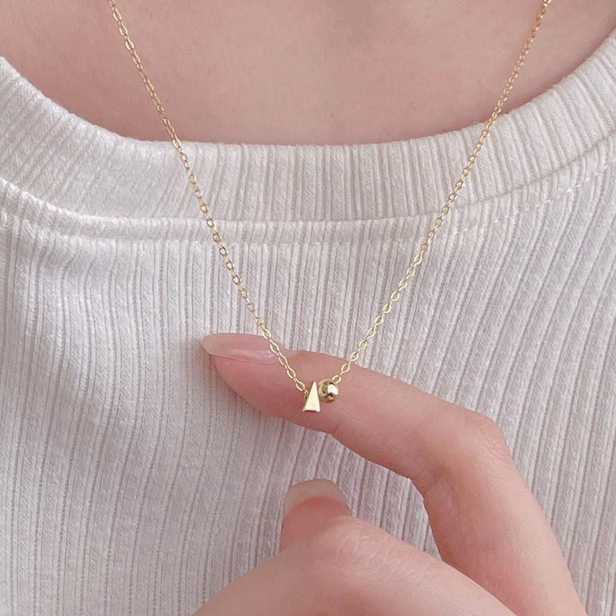 F廠-韓國韓版925純銀幾何項鍊簡約氣質ins網紅小紅書項鍊「B1362」25.05-1