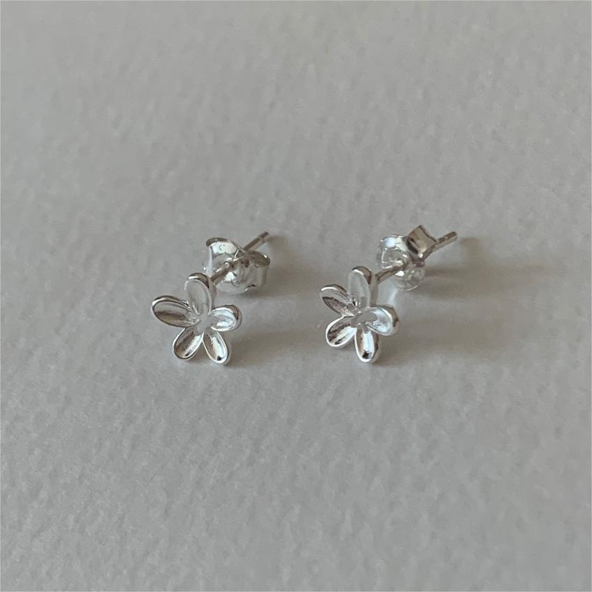 F廠-韓國韓版925純銀小花耳釘耳環簡約氣質百搭ins風耳飾「C1313」25.05-2