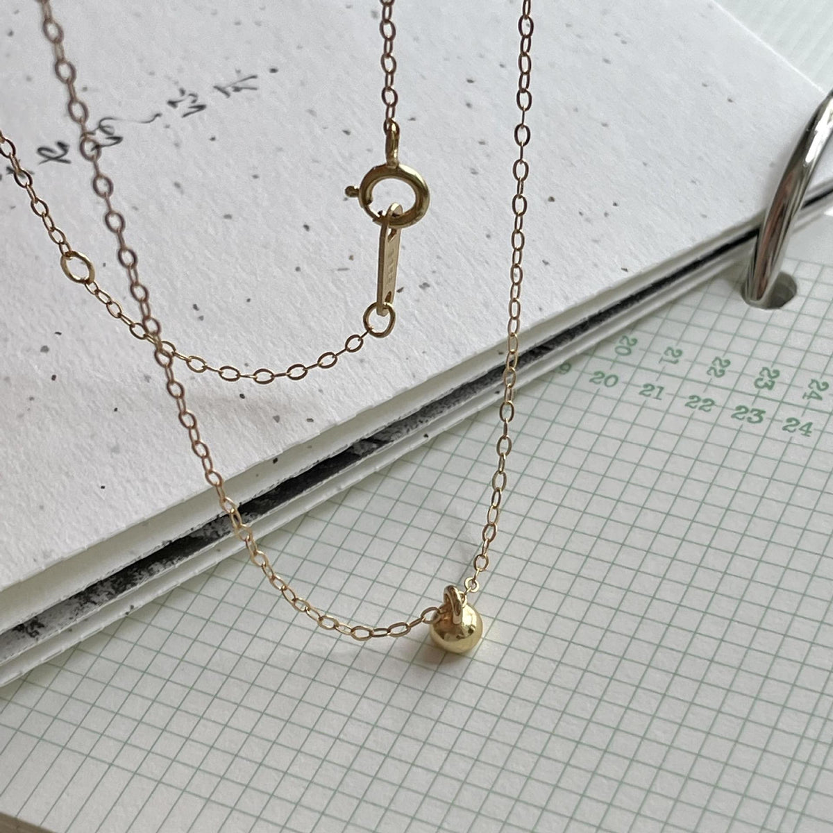 F廠-韓國韓版925純銀豆豆項鍊簡約氣質ins百搭小紅書項鍊「B1352」25.05-4