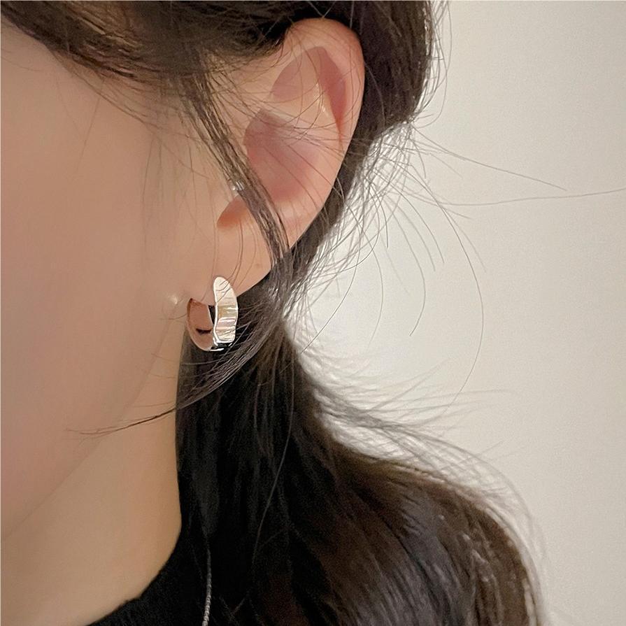 F廠-韓國韓版925純銀耳釘耳扣女簡約時尚ins風小紅書耳環耳飾「C1062」25.09-4