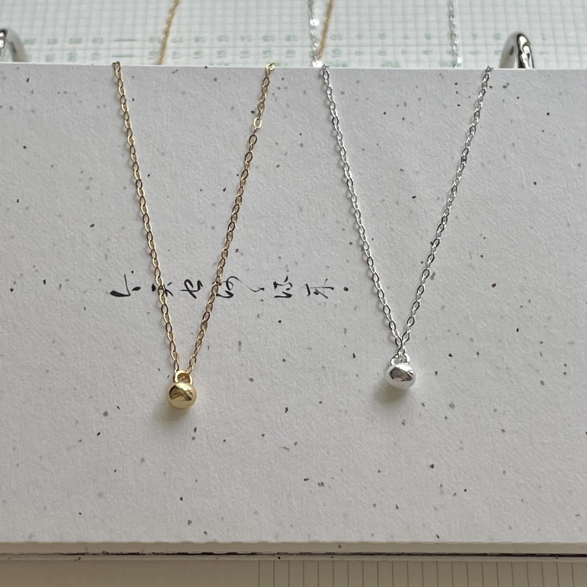 F廠-韓國韓版925純銀豆豆項鍊簡約氣質ins百搭小紅書項鍊「B1352」25.05-4