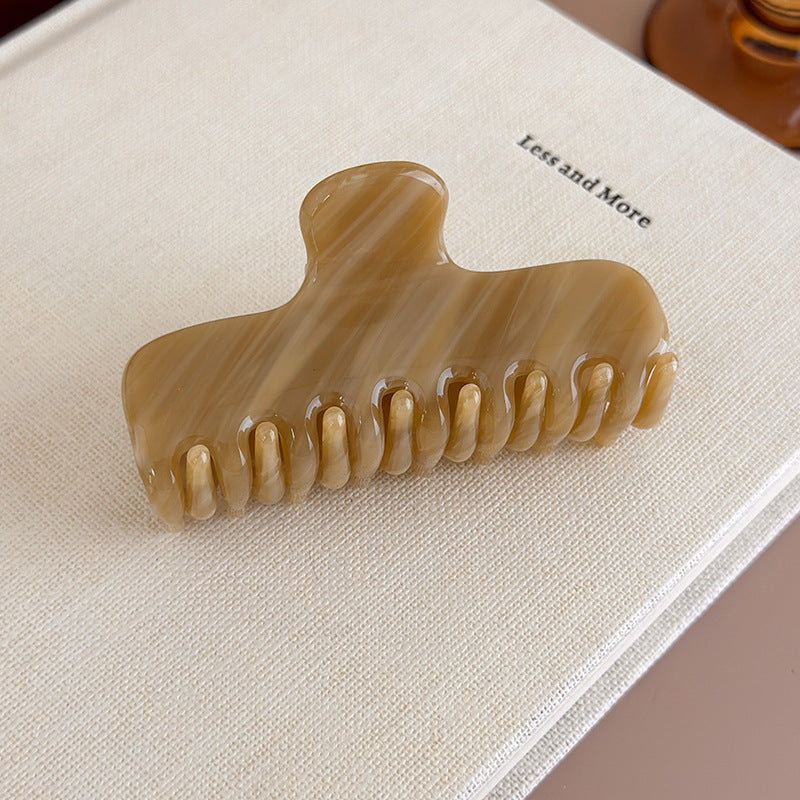 E廠-jennie同款高品質醋酸抓夾2025新款大號髮量大後腦勺氣質鯊魚夾女「27550」25.10-1