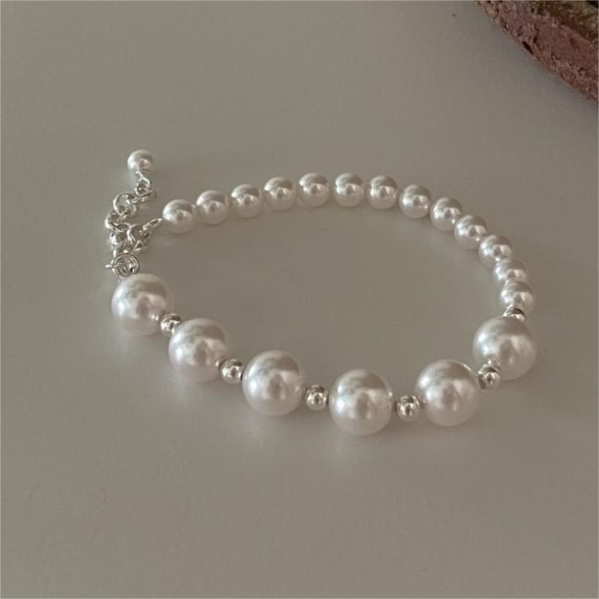F廠-韓國韓國925純銀珍珠手鍊簡約氣質百搭INS小紅書手鍊「A361」25.07-4