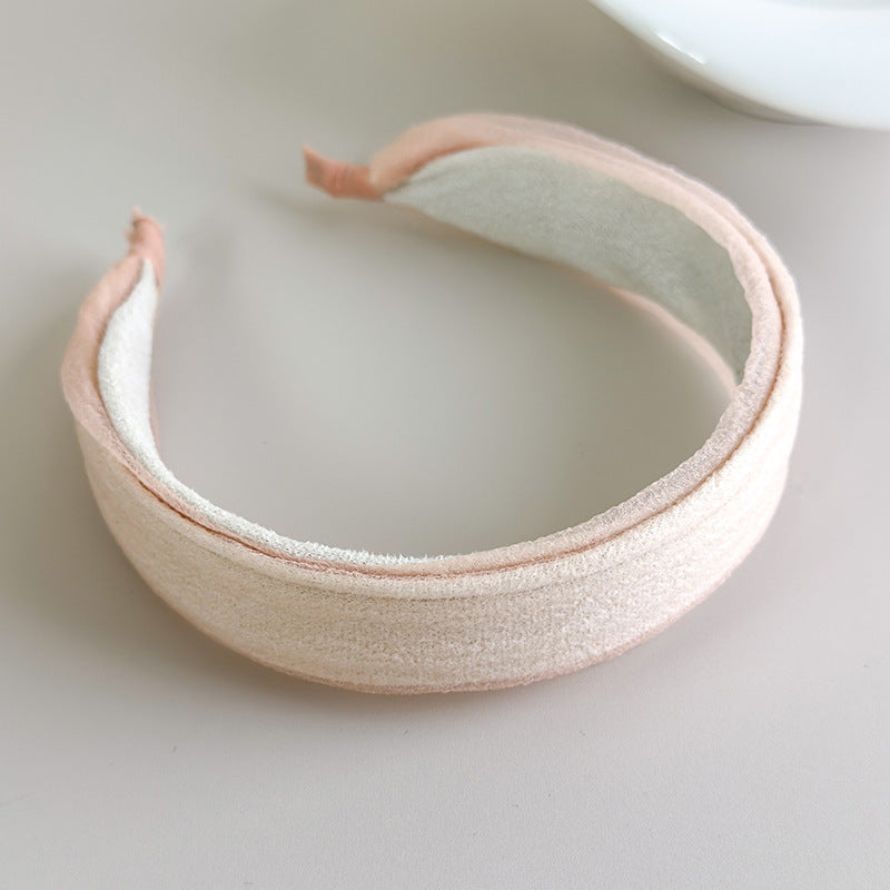 E廠-春夏氛圍感娟紗寬邊髮箍女日常外戴高顱頂洗臉頭箍布藝壓髮卡頭飾「27047」25.06-2