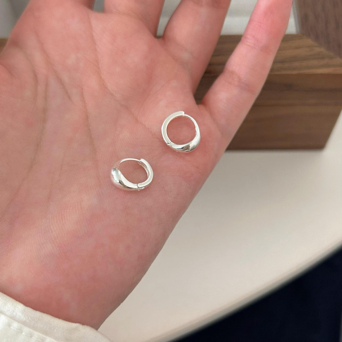 F廠-韓國韓版925純銀耳釘耳環簡約氣質百搭ins風耳飾「C1346」24.08-3