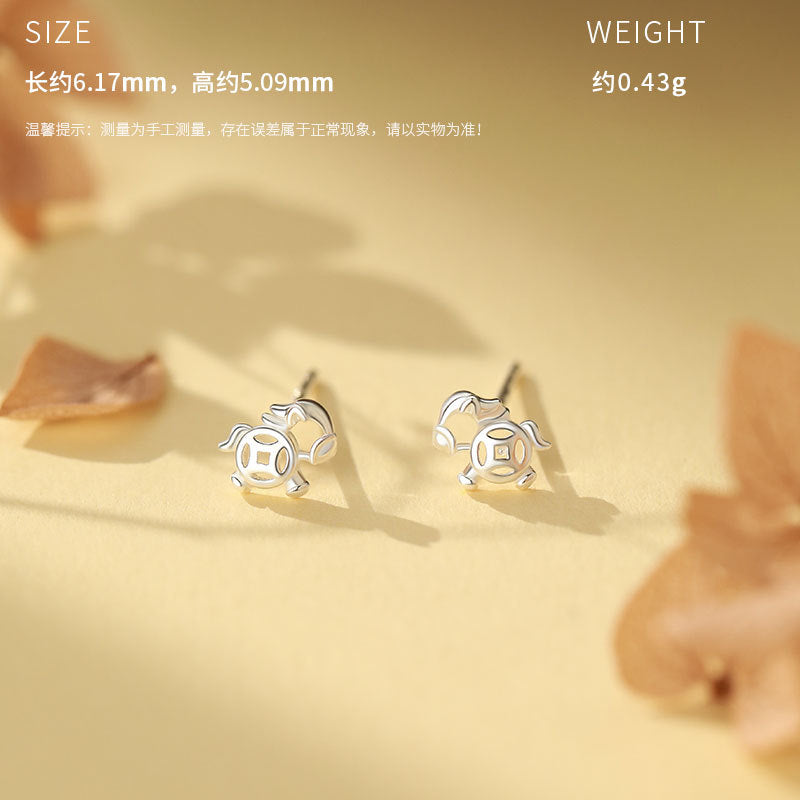 D廠-原創S999足銀萌馬搖財生肖馬輕奢耳環時尚本命年獨特耳飾批發「YC8536E_1 YC3961E_1 YC4060E_1」25.10-5