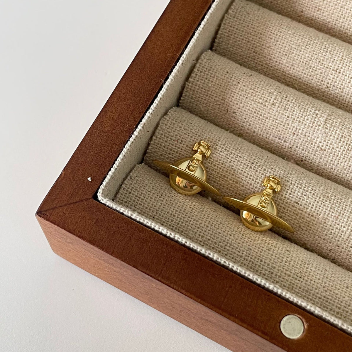 F廠-韓國韓版925純銀幾何土星耳釘女簡約時尚ins風耳環耳飾「C974」25.06-4