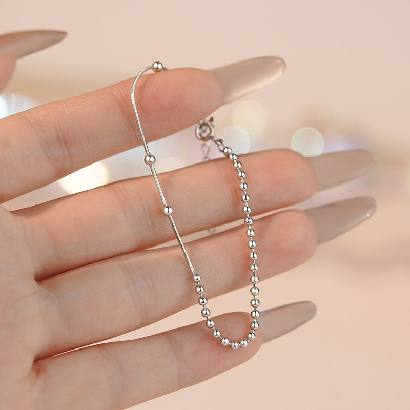 D廠-S925純銀原子手鍊極簡風幾何小眾韓風氣質精美高級手飾批發「YC4651SL_2」25.06-1