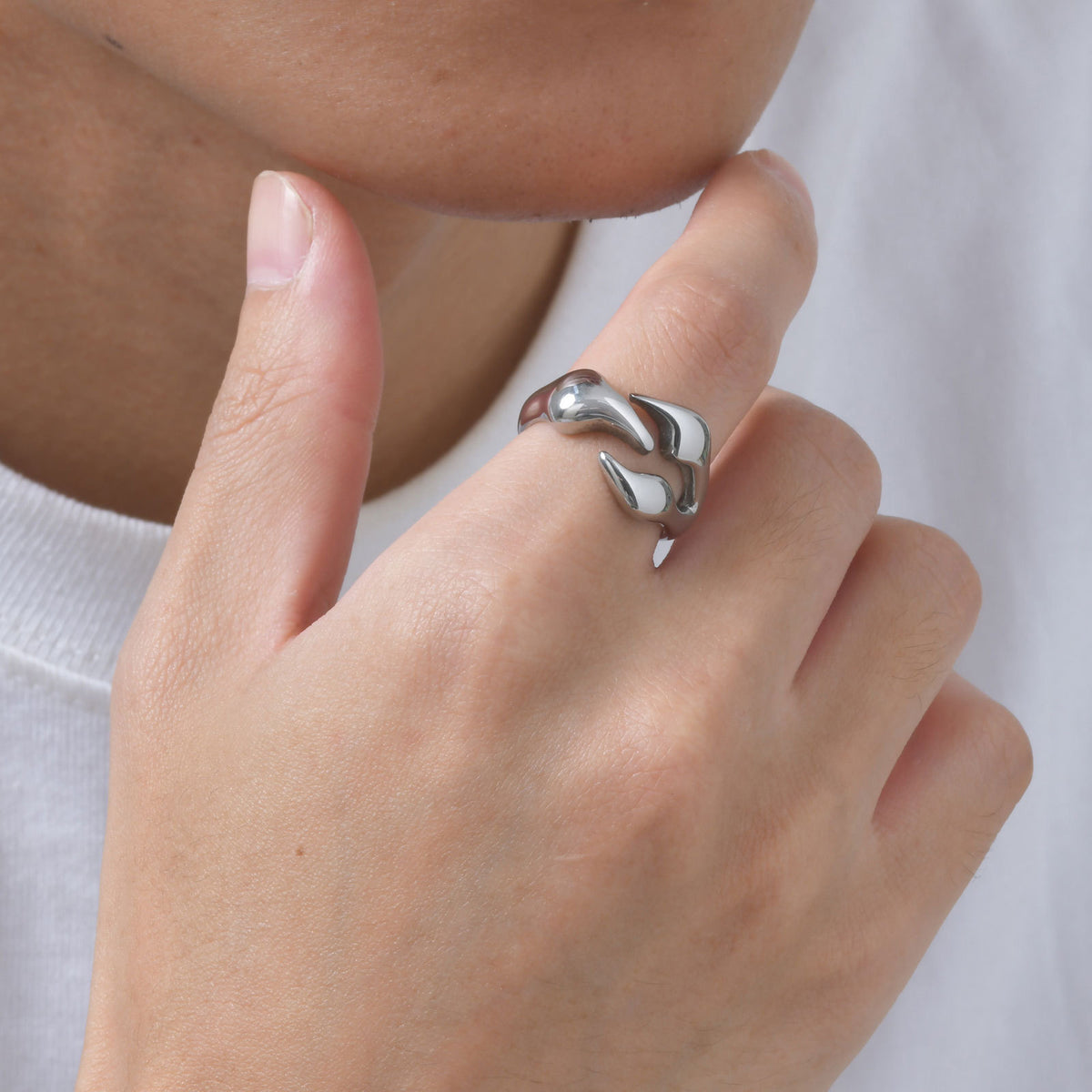 G廠-鈦鋼飾品 歐美潮流手飾批發不鏽鋼不規則幾何戒指男士指環「RC-839」25.05-5