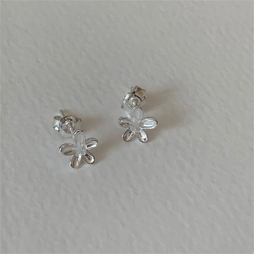 F廠-韓國韓版925純銀小花耳釘耳環簡約氣質百搭ins風耳飾「C1313」25.05-2