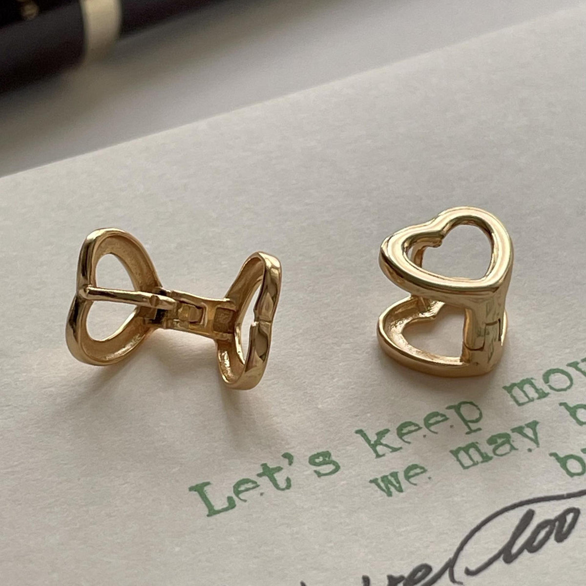 F廠-韓國韓版925純銀愛心耳扣耳環簡約氣質百搭ins耳飾「C1391」25.05-3