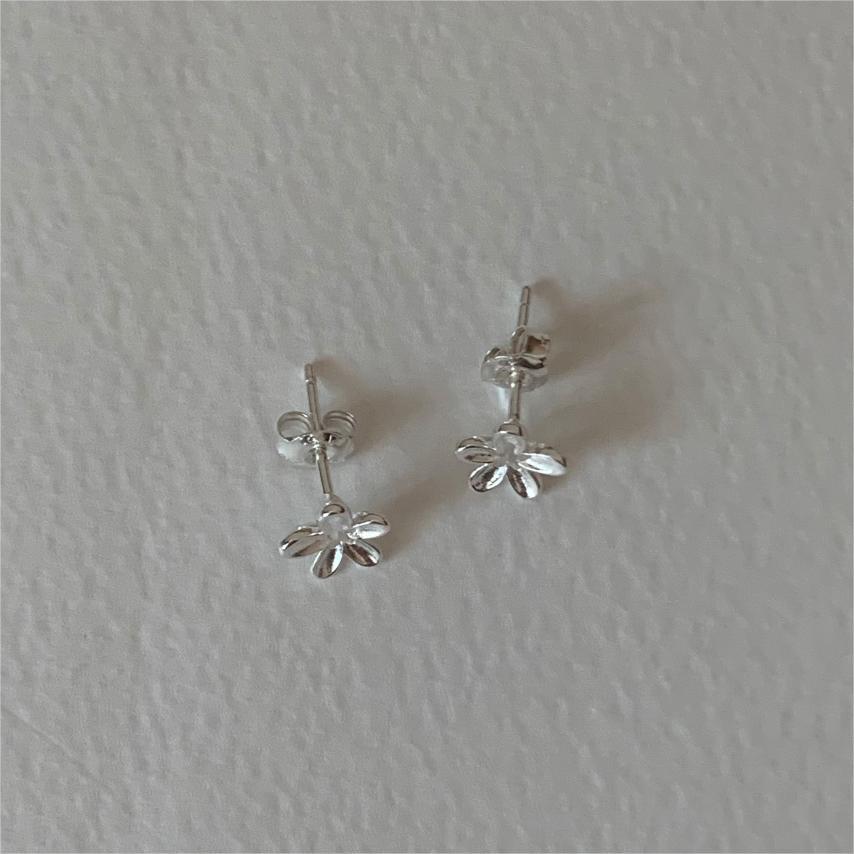 F廠-韓國韓版925純銀小花耳釘耳環簡約氣質百搭ins風耳飾「C1313」25.05-2