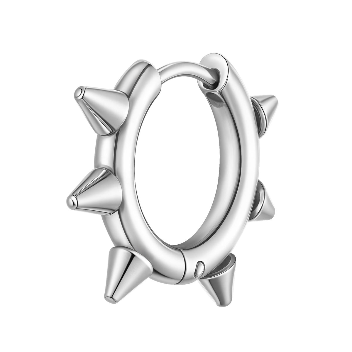 G廠-鈦鋼男士飾品 不鏽鋼鉚釘耳圈潮流個性街頭朋克酷耳飾 單只「EH-751」25.05-3