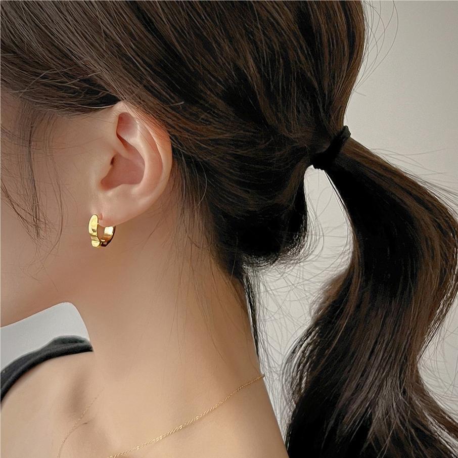 F廠-韓國韓版925純銀耳釘耳扣女簡約時尚ins風小紅書耳環耳飾「C1062」25.09-4