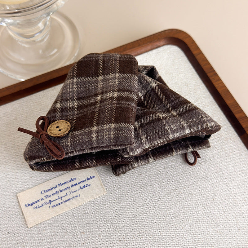 E廠-韓系ins蝴蝶結格紋抓夾女2025新款大號復古髮夾後腦勺盤髮鯊魚夾「27613」25.10-5