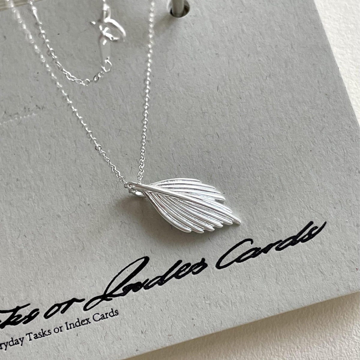 F廠-韓國韓版925純銀葉子項鍊簡約氣質ins百搭小紅書項鍊「B1358」25.05-3