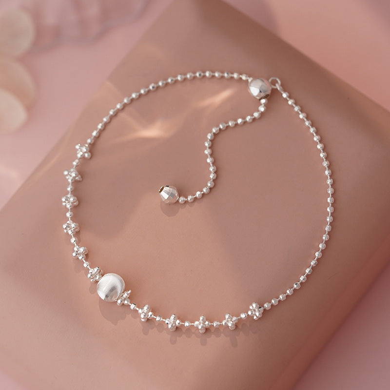 D廠-S925純銀貓眼珠路路通 仙女手鍊氣質清新簡約可調式手飾「YC5149SL_1」25.04-3