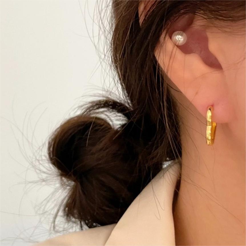 F廠-韓國韓版925純銀愛心耳環女簡約時尚ins風耳環「C1127」25.05-4