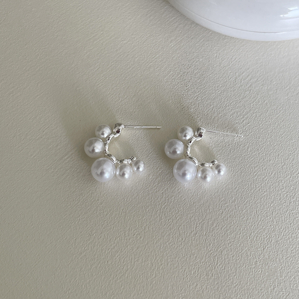 C廠-韓式珍珠耳環女小眾設計高級感氣質時尚ins耳釘大氣輕奢爆款耳飾「EH-4110」25.10-5