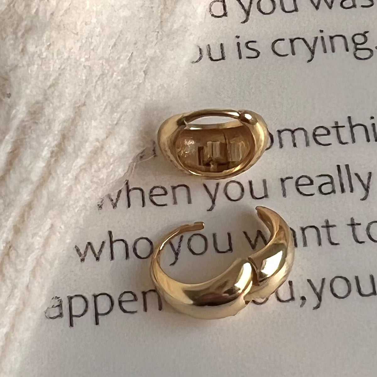 F廠-韓國韓版925純銀光面耳釘耳扣女簡約時尚ins風耳環耳飾「C960」25.08-2