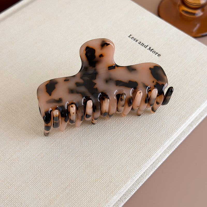 E廠-jennie同款高品質醋酸抓夾2025新款大號髮量大後腦勺氣質鯊魚夾女「27550」25.10-1