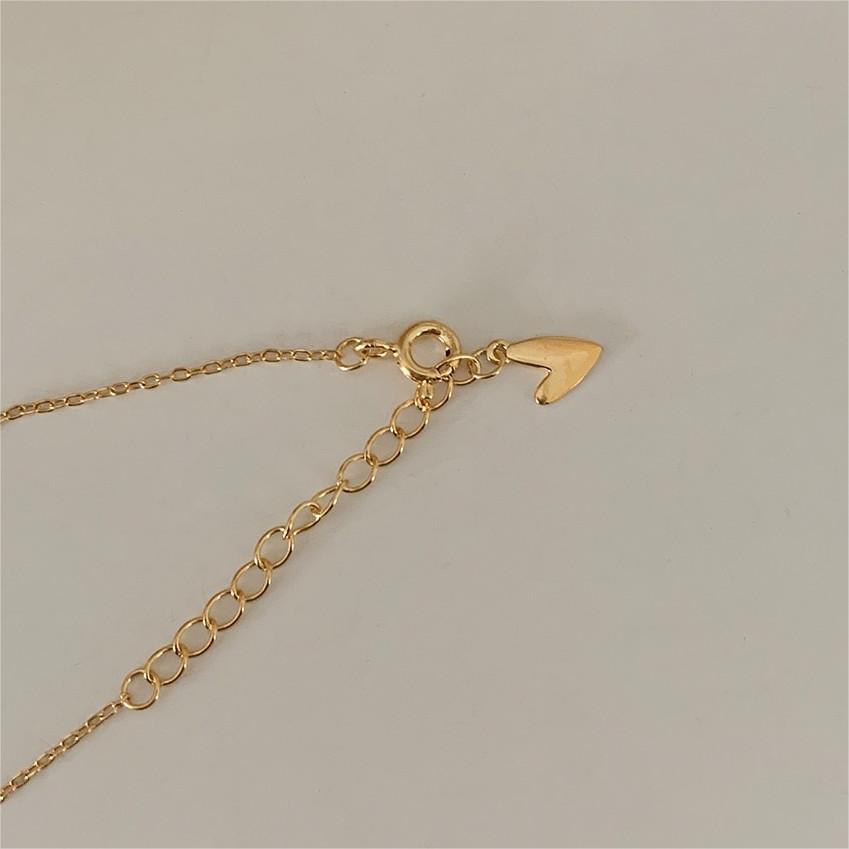 F廠-韓國韓版925純銀LOVE項鍊簡約氣質ins網紅小紅書項鍊「B1210」25.09-1