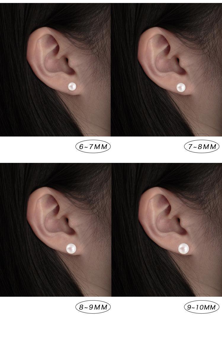 C廠-999純銀淡水珍珠耳環女小眾ins個性耳飾品氣質高級感耳釘「EH-1790」24.02-1 - 安蘋飾品批發