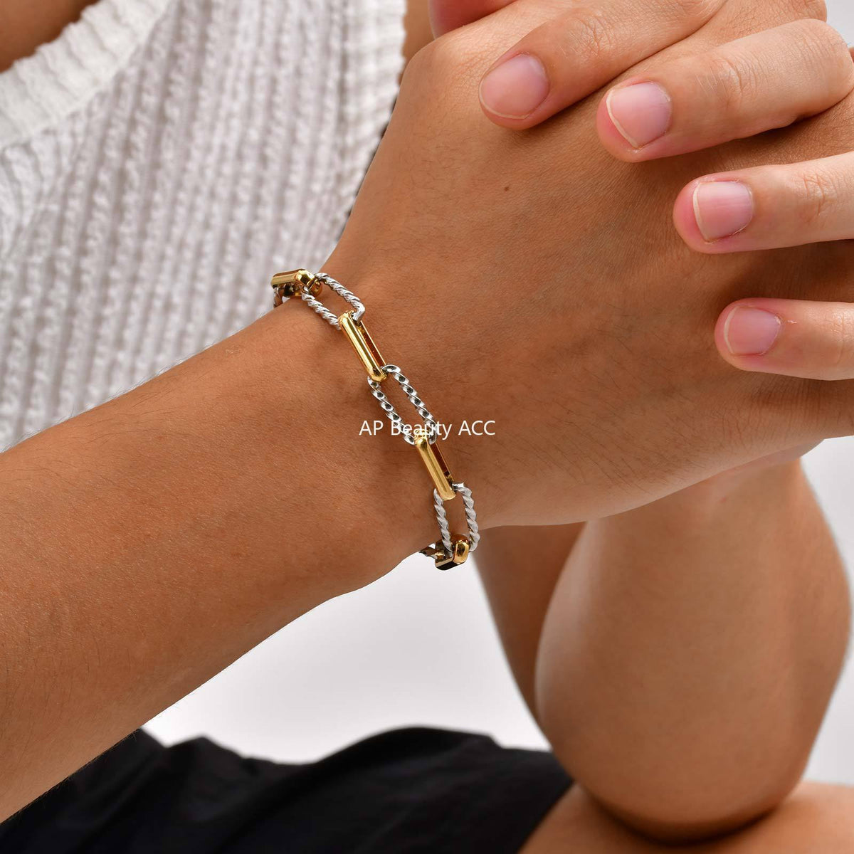 G廠-不鏽鋼跨境配飾批發 手工鏈手鍊個性時尚潮流百搭鍊子「BR-1705」25.10-5