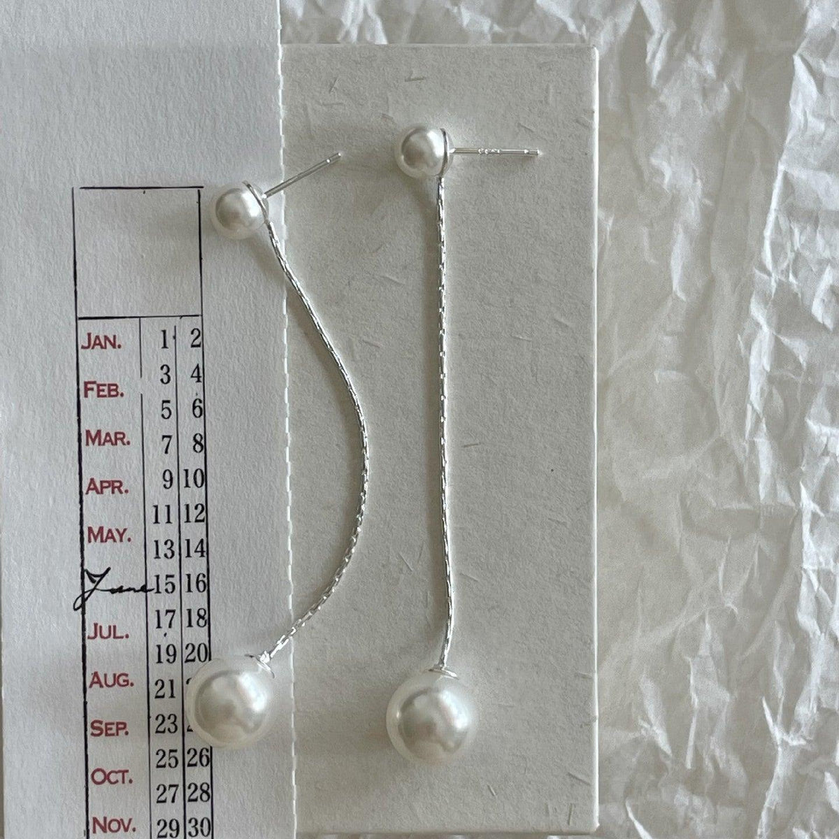 F廠-韓國韓版925純銀珍珠耳釘耳環簡約氣質百搭ins風耳飾「C1386」25.03-4