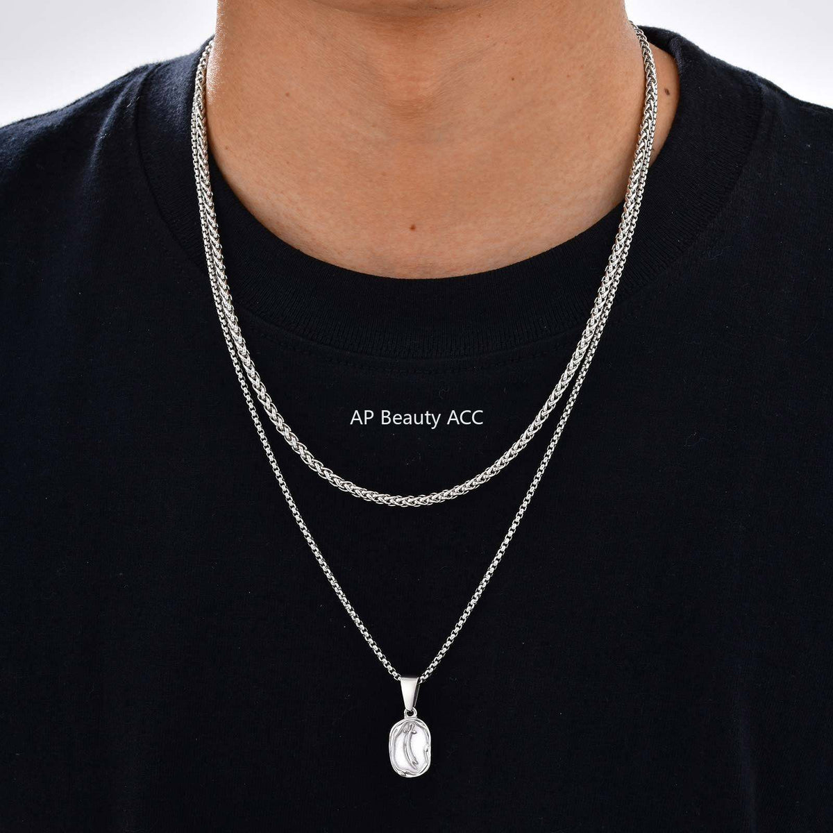 G廠-不鏽鋼男士日常疊戴佐勒菲爾卡劍吊墜街頭造型項鍊「PN-2254」25.10-5