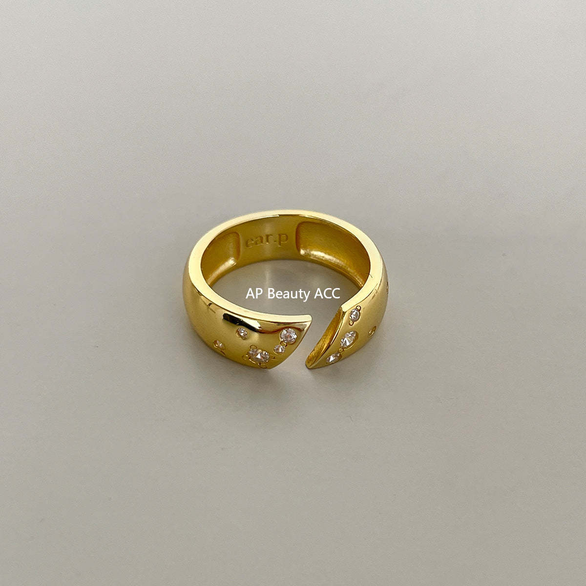 C廠-小眾高級感菱格紋純銀鋯石戒指輕奢冷淡風時尚氣質玫瑰花森系指環「JZ-0712」25.10-5